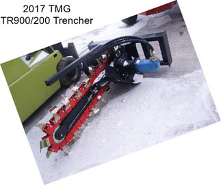 2017 TMG TR900/200 Trencher