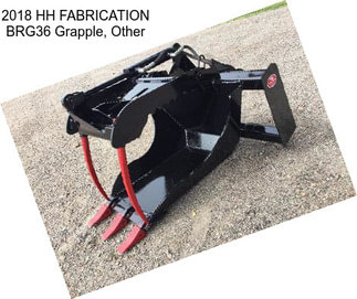 2018 HH FABRICATION BRG36 Grapple, Other