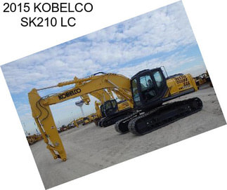 2015 KOBELCO SK210 LC