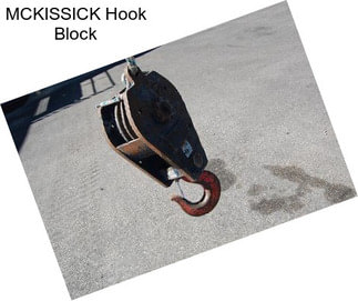 MCKISSICK Hook Block