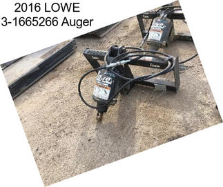 2016 LOWE 3-1665266 Auger