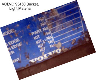 VOLVO 93450 Bucket, Light Material