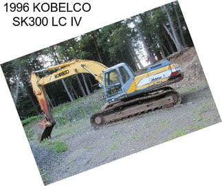 1996 KOBELCO SK300 LC IV