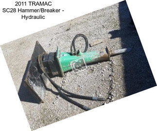 2011 TRAMAC SC28 Hammer/Breaker - Hydraulic