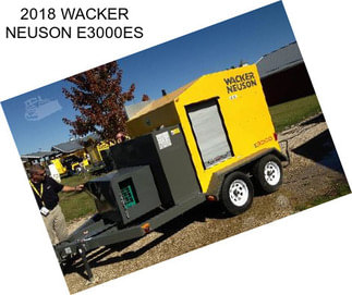 2018 WACKER NEUSON E3000ES