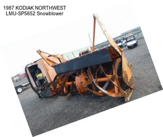 1987 KODIAK NORTHWEST LMU-SP5652 Snowblower