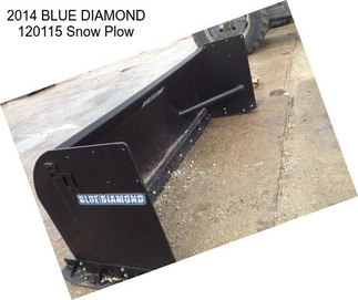 2014 BLUE DIAMOND 120115 Snow Plow