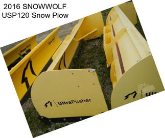 2016 SNOWWOLF USP120 Snow Plow