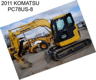 2011 KOMATSU PC78US-8