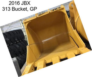 2016 JBX 313 Bucket, GP