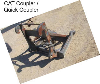 CAT Coupler / Quick Coupler