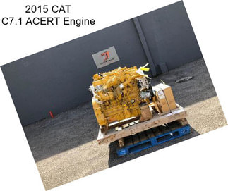 2015 CAT C7.1 ACERT Engine