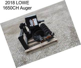 2018 LOWE 1650CH Auger