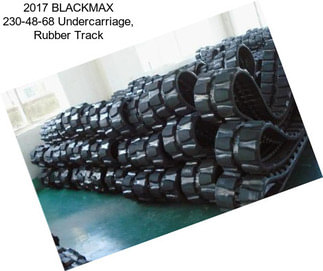 2017 BLACKMAX 230-48-68 Undercarriage, Rubber Track