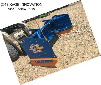 2017 KAGE INNOVATION SB72 Snow Plow