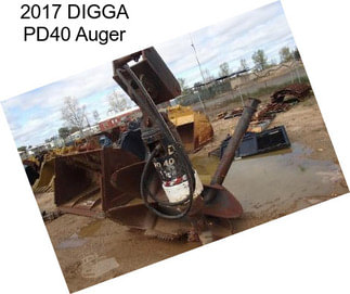 2017 DIGGA PD40 Auger