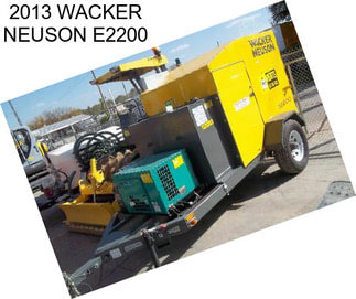 2013 WACKER NEUSON E2200