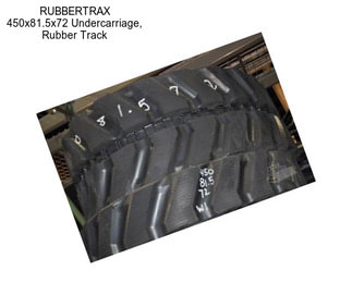 RUBBERTRAX 450x81.5x72 Undercarriage, Rubber Track