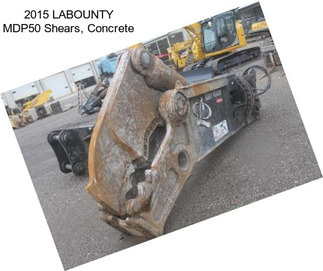 2015 LABOUNTY MDP50 Shears, Concrete