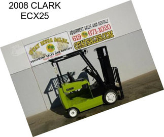 2008 CLARK ECX25