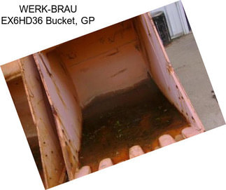 WERK-BRAU EX6HD36 Bucket, GP