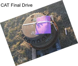 CAT Final Drive