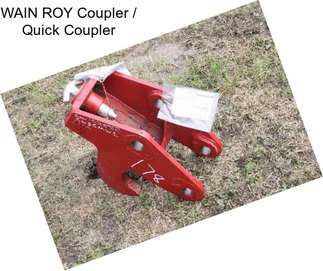 WAIN ROY Coupler / Quick Coupler