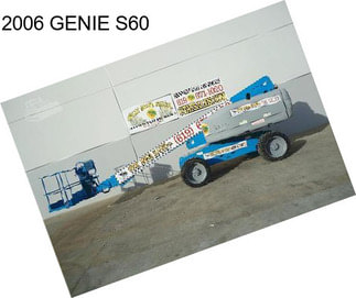 2006 GENIE S60