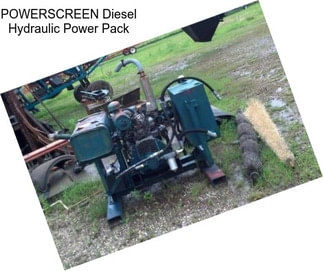 POWERSCREEN Diesel Hydraulic Power Pack