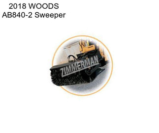 2018 WOODS AB840-2 Sweeper