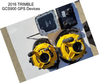 2016 TRIMBLE GCS900 GPS Devices