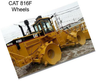 CAT 816F Wheels