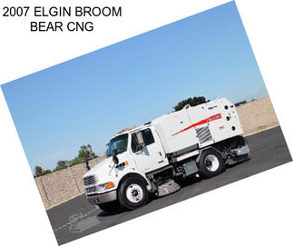 2007 ELGIN BROOM BEAR CNG