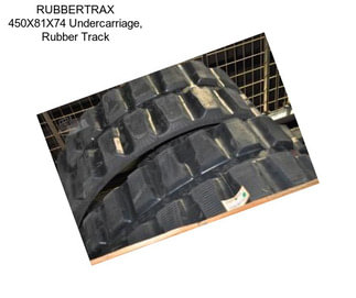 RUBBERTRAX 450X81X74 Undercarriage, Rubber Track