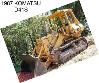 1987 KOMATSU D41S