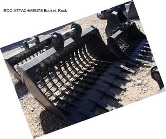 ROO ATTACHMENTS Bucket, Rock