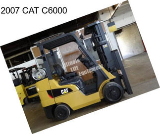 2007 CAT C6000