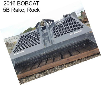 2016 BOBCAT 5B Rake, Rock