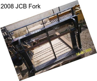 2008 JCB Fork