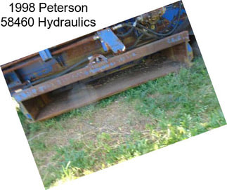 1998 Peterson 58460 Hydraulics