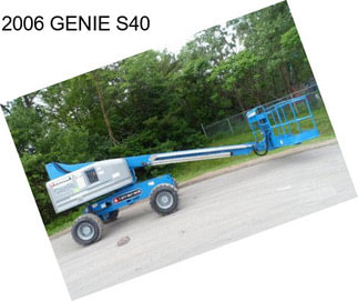 2006 GENIE S40