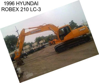 1996 HYUNDAI ROBEX 210 LC-3