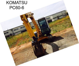 KOMATSU PC60-6