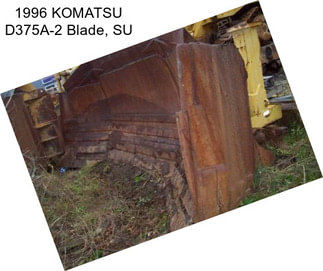 1996 KOMATSU D375A-2 Blade, SU