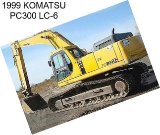 1999 KOMATSU PC300 LC-6