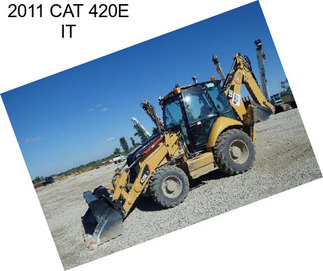 2011 CAT 420E IT