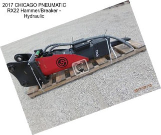 2017 CHICAGO PNEUMATIC RX22 Hammer/Breaker - Hydraulic