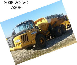 2008 VOLVO A30E