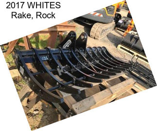 2017 WHITES Rake, Rock