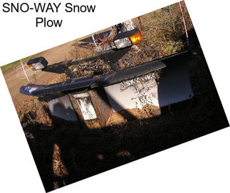 SNO-WAY Snow Plow